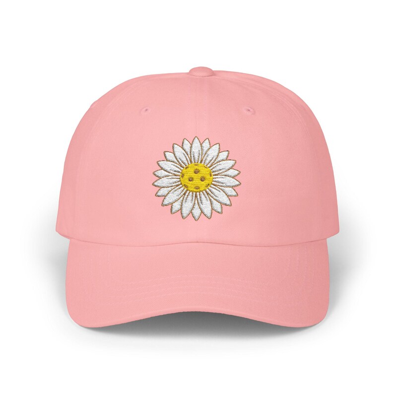 Gorra de Pickleball unisex para gorra de béisbol floral bordada Gorra para amantes del Pickleball Regalo para jugador de Pickleball Regalo para ella Idea de regalo de Pickleball Pink