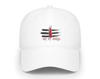 Gorra Shiva, gorra de béisbol elegante de perfil bajo con diseño único de Mahadev, ropa casual, regalos para él/ella, accesorios deportivos, estilo para el día a día.
