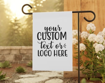 Custom Gargen banner Housewarming gift personalized Garden Flag Double Sided Personalized Gift Yard Display Porch Decor Event Birthday flag