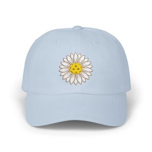 Gorra de Pickleball unisex para gorra de béisbol floral bordada Gorra para amantes del Pickleball Regalo para jugador de Pickleball Regalo para ella Idea de regalo de Pickleball Light Blue