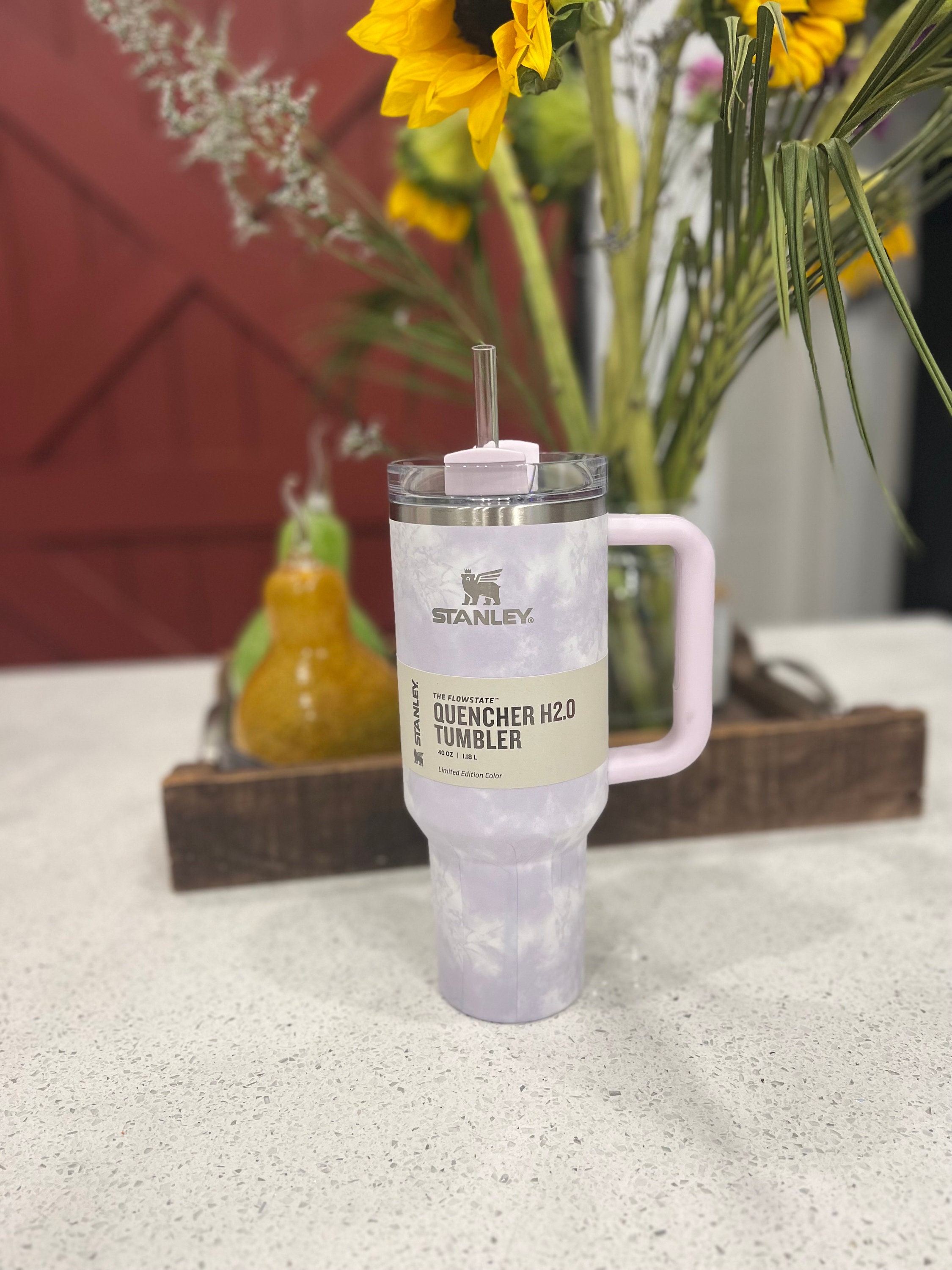 Rose Quartz Glow Custom Stanley Adventure Quencher 40 0z Engraving – Etch  and Ember