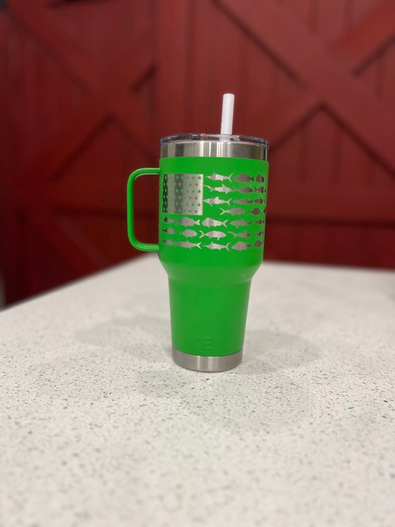 YETI Rambler 35 Oz Straw Mug Camp Green