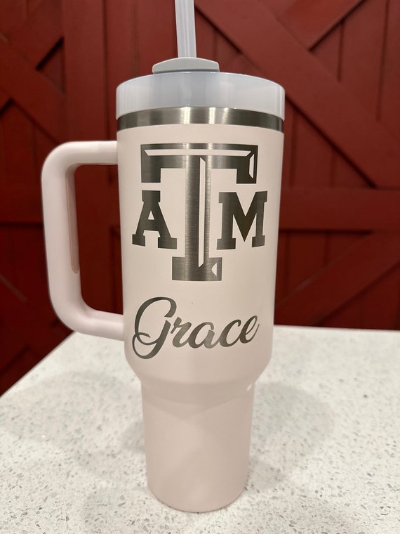 Texas A&M Custom Stanley Adventure Quencher 40 oz tumbler