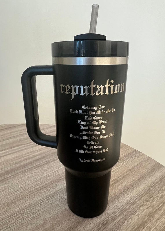 Taylor Swiftie Reputation Stanley Tumbler Custom Stanley Engraved  Personalized Swiftie Fan Gift ERA TOUR Christmas Gift for Her 