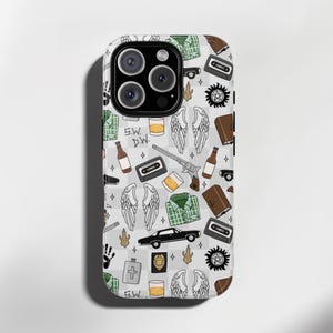 Supernatural Inspired Phone Case | Double Layer, Impact Resistant - iPhone, Samsung & Pixel