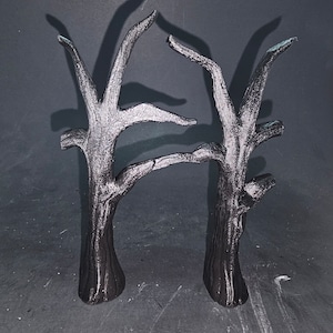 3D printed Magnetic Double Tree Backdrop Jumping Spider Decor