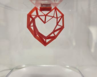 3D printed Magnetic Geometric Heart Spider Hide
