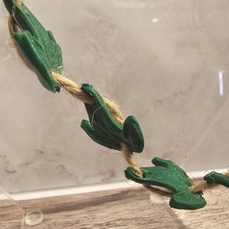 3D-utskriven magnetisk murgrönsbro med hoppspindel, skinn bild 1