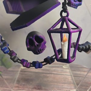 3D Printed Spooky Themed Jumping Spider Enclosure Decor Bundle