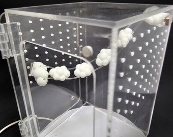 3D printed Magnetic Cloud Bridge Jumping Spider Enclosure