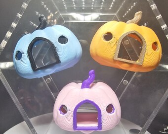 3D printed Magnetic Open Back Pumpkin Spider Hide