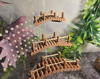 Decoración de araña con puente de troncos de esquina magnéticos impresa en 3D