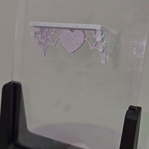 3D printed Magnetic Web Decor Shelf Jumping Spider Platform