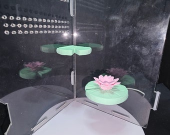 3D printed Set of Lily Pad Platforms Spider Hide