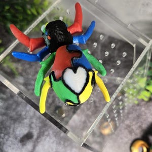 3D Printed Autism Awareness Jumping Spider Fidget Toy - Etsy