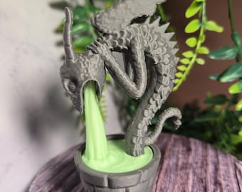 3D printed NBC Monster Slime Fountain Jumping Spider Platform Base