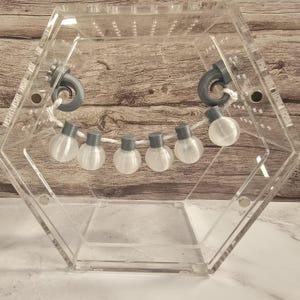 3D printed Magnetic String Light Bridge Jumping Spider Enclosure