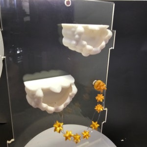 3D printed Flat Top Cloud Platform Spider Hide- with or without bridge