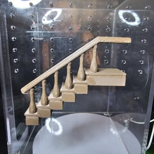3D printed JC Original Magnetic Staircase with Banister Jumping Spider Hide