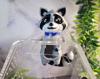 3D-utskriven handmålad tvättbjörnshoppande spindelplattformskinn