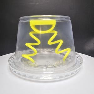 3D printed Magnetic Simple Hide with Spiral Bridge Flexible Stretchy Jumping Spider Bridge Terrarium Decor