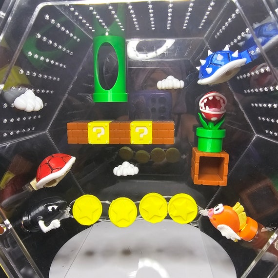 3D Printed Super Plumber Bros Themed Jumping Spider Enclosure Decor Set
