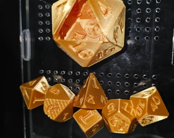 3D printed Magnetic DnD Die Hide and Platform Jumping Spider Hide