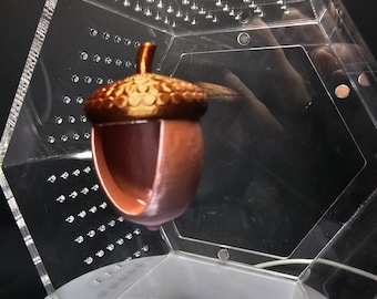 3D printed Magnetic Acorn Spider Hide- upgraded sling Acorn magnets!