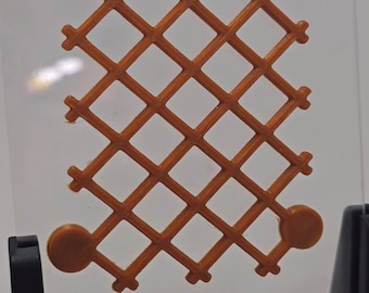 3D printed Magnetic Trellis Climbing Wall Jumping Spider Hide