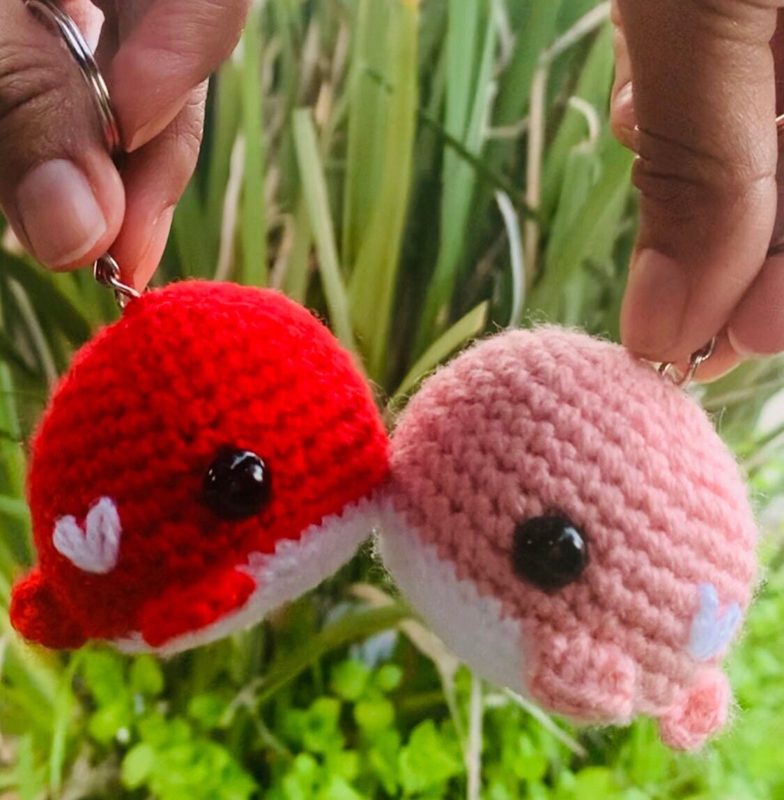 Kissing Whales Keychains Etsy