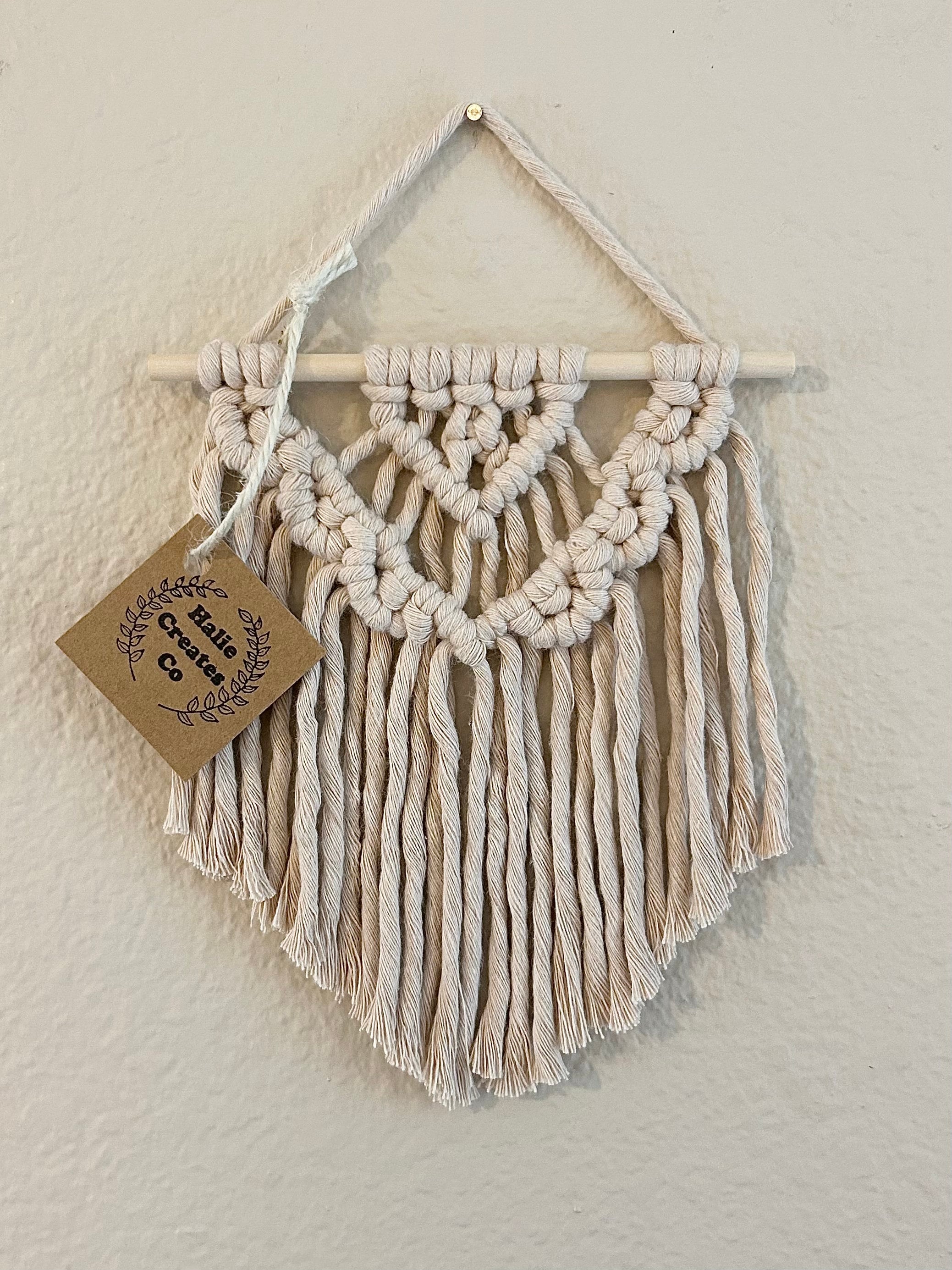 Mini Macrame Wall Hangings, Macrame Wall Decor, Handmade Macrame Etsy