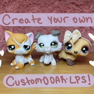 Create Your Own Custom OOAK LPS Commission - Personalized Figurine