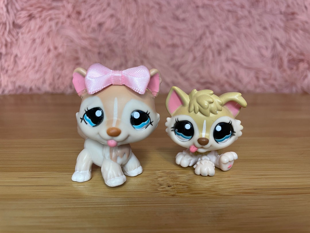 Littlest Pet Shop Husky 1012 & Husky Puppy 1013 - Etsy