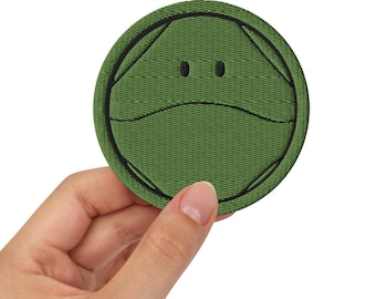 Green Haro Mecha Anime Patch Embroidered Applique