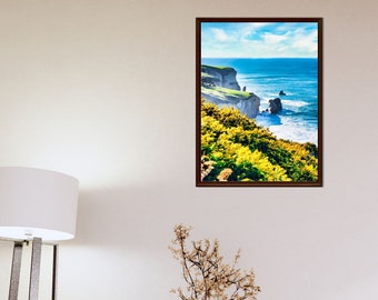 Coast New Zealand |New Zealand Print |NZ wall art home decor |Coastline Wall Print |Wall Art Decor |Gifts |Printable Art |Digital Download