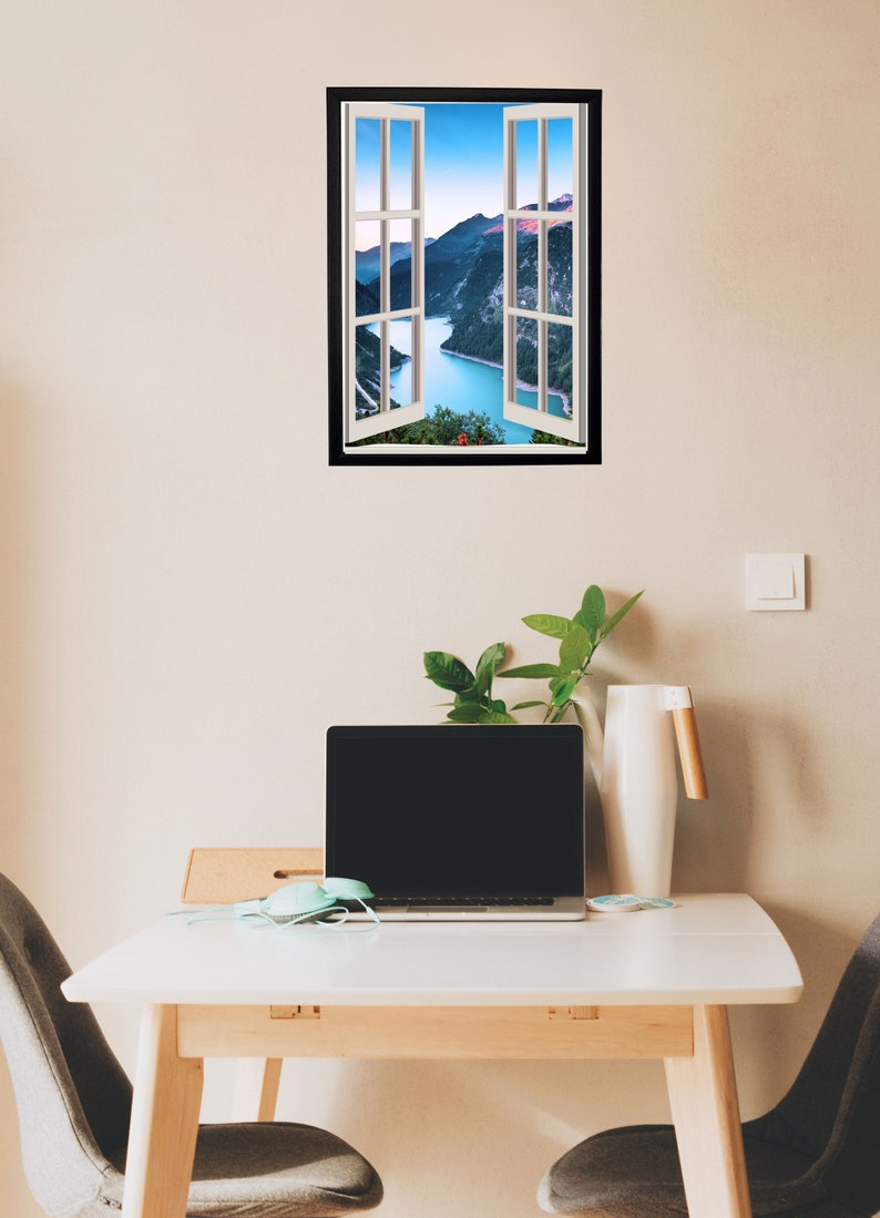 Mountain Range River Wall Art |travel Art Print |mountain River ...