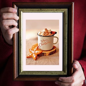 Printable Christmas Mug Print |Christmas Hot Chocolate Decor |Hot Chocolate Print |Printable Christmas Wall Art |Christmas Home Wall Decor