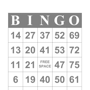 1000 Printable Bingo Cards for Fun Game Nights and Social Events