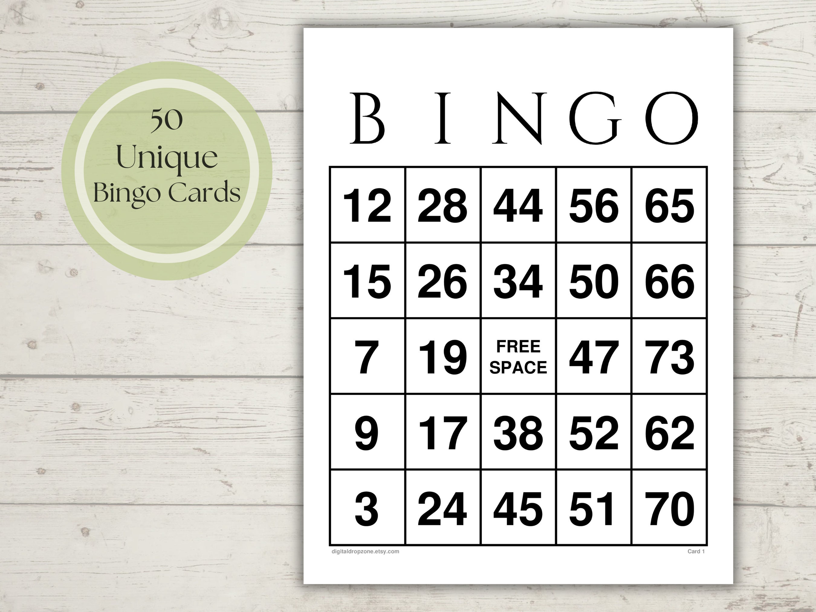 100 Printable Bingo Cards for Fun Game Nights and Social Events - Etsy
