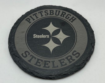 Pittsburgh Steelers Slate Coaster Set (Single or Set of 4)