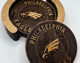 Targa Frontale Auto Philadelphia Eagles Football - Alluminio Laser Inciso Nero Opaco 12x6 Pollici - Foto 5