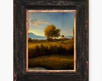 Countryside Oil Painting | Natural Landscape Wall Art (Digital Download)
