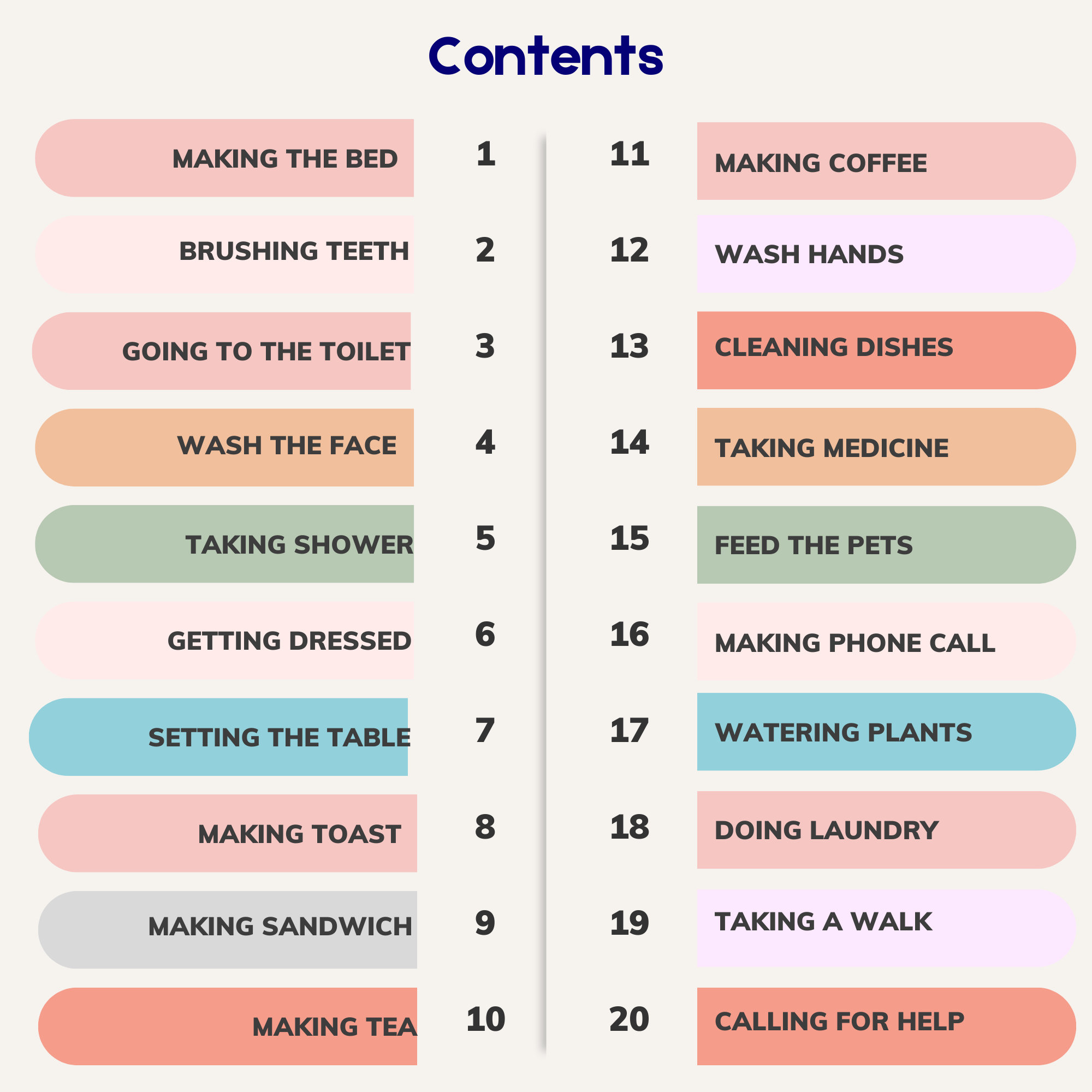 Routine Cards for Seniors With Dementia Daily Life Cards Alzheimer ...