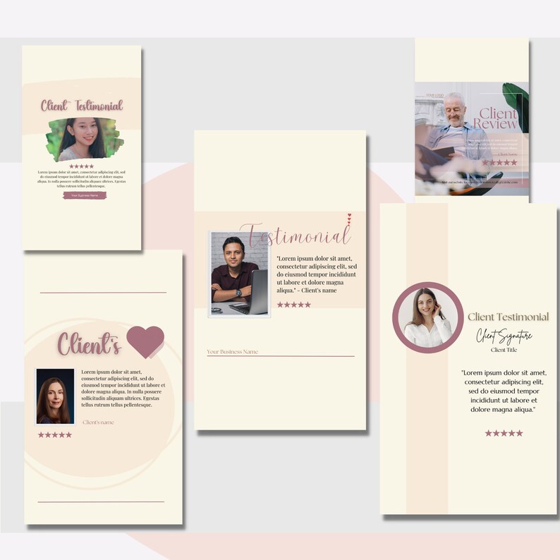 Client Testimonial Template Canva Instagram Post Client Review Template ...