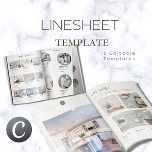 Wholesale Line Sheet Template For Canva Linesheet Wholesale Product Catalog Guide Template Linesheet For Wholesale Canva Template Editable