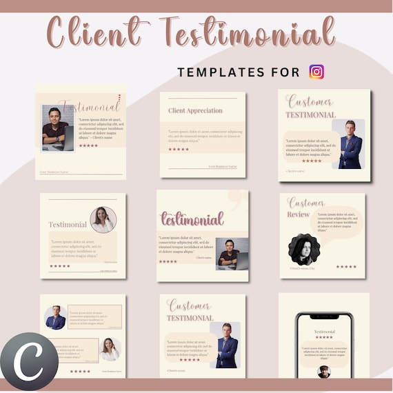 Customer Testimonials Layout