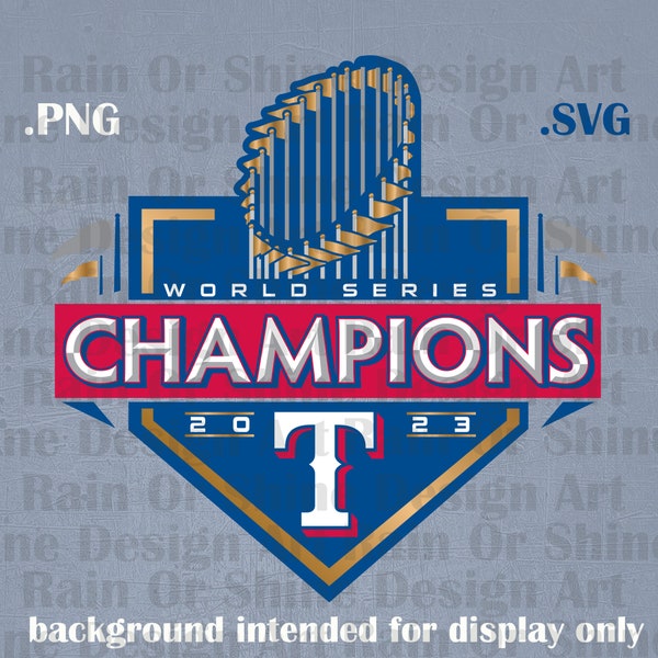 Rangers World Series svg png Champions