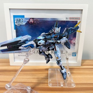 Bandai HG Gundam Aerial Rebuild Box Art Painted Cel Shading