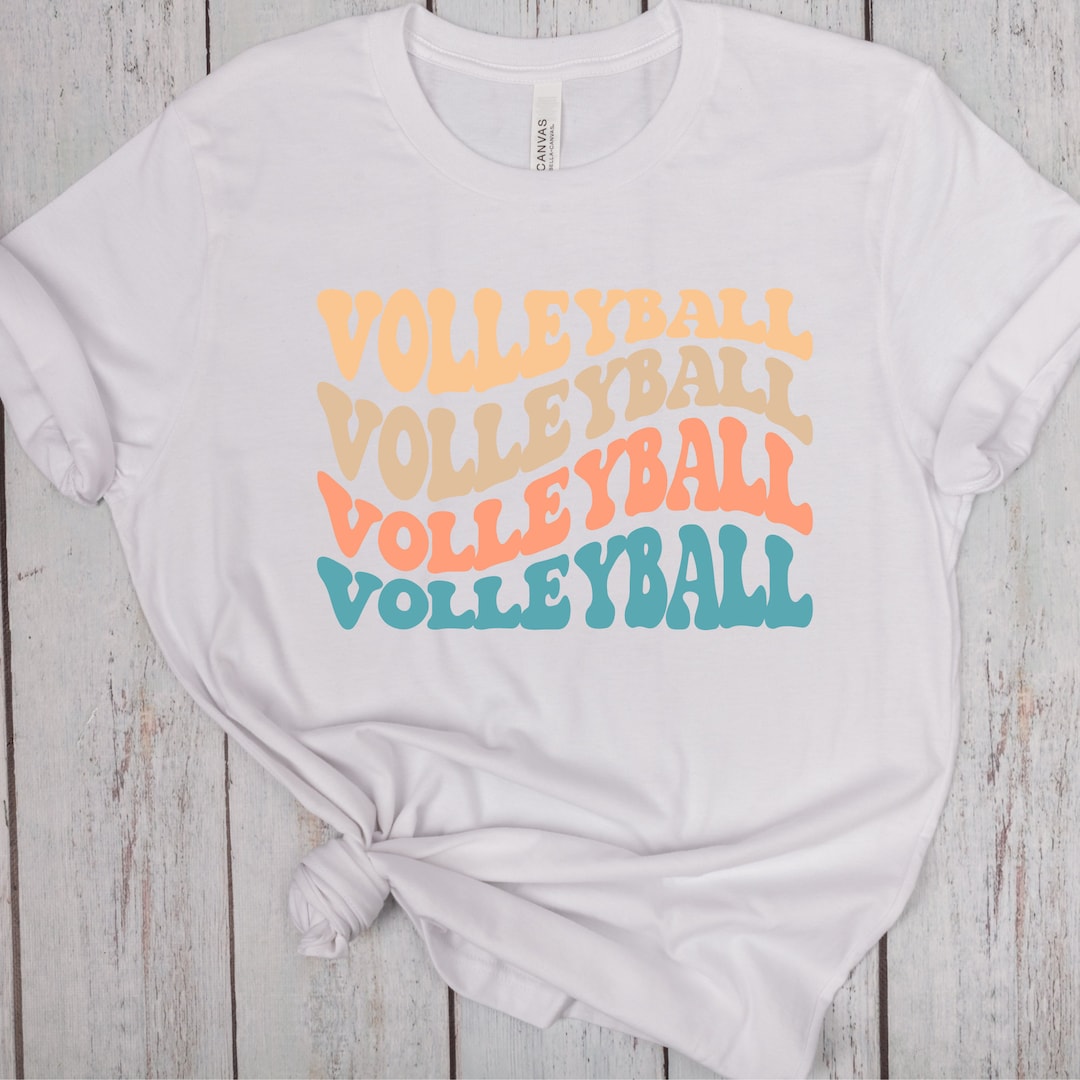 Retro Volleyball Shirt Etsy