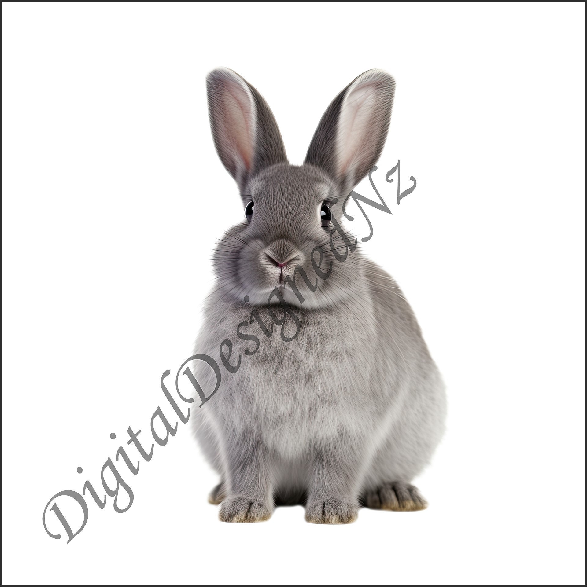 Cuatro conejos Clip art Imprimible Png Transparente Svg - Etsy México